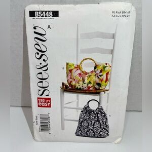 See & Sew #B5448 Handbag Pattern
